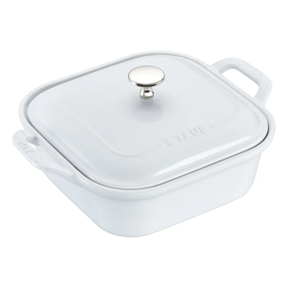 Ceramic Square Covered Baking Dish