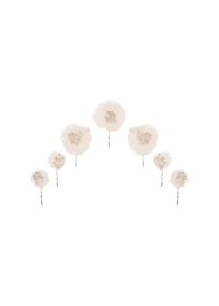 Chantrell Bobby Pin Set in Cream