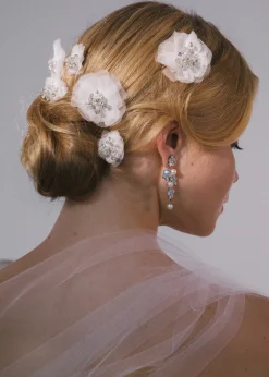 Chantrell Bobby Pin Set in Cream