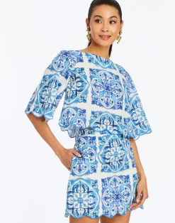 Charlize Scallop Top