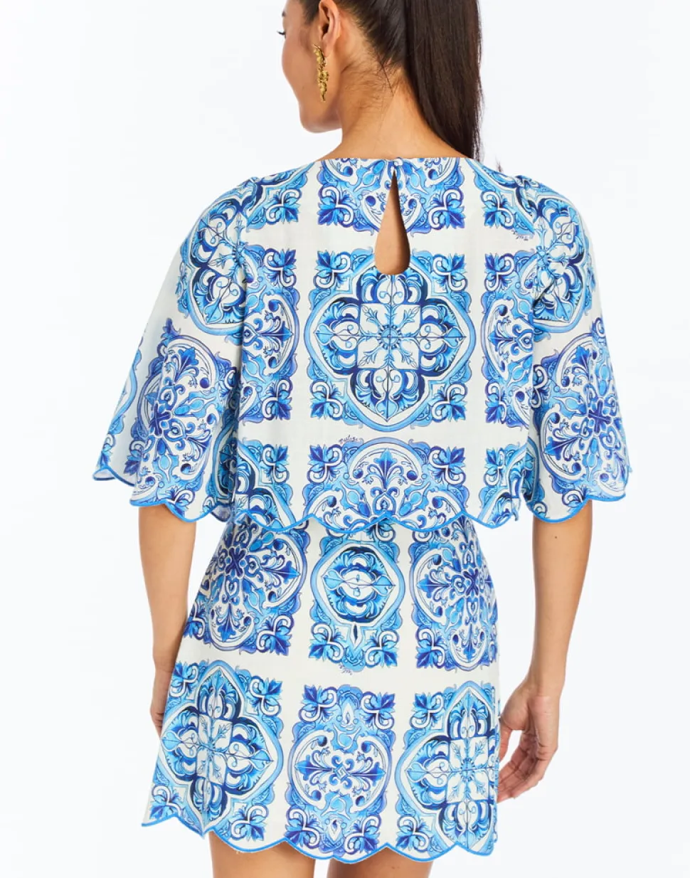 Charlize Scallop Top
