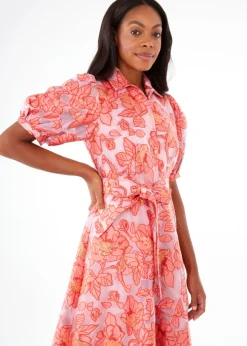 Charlotte Gown Rose Blossom Organza