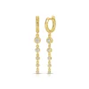 Charmed Micro Gabby Hoops Tiered Diamond Nesting Gem Drops, Five