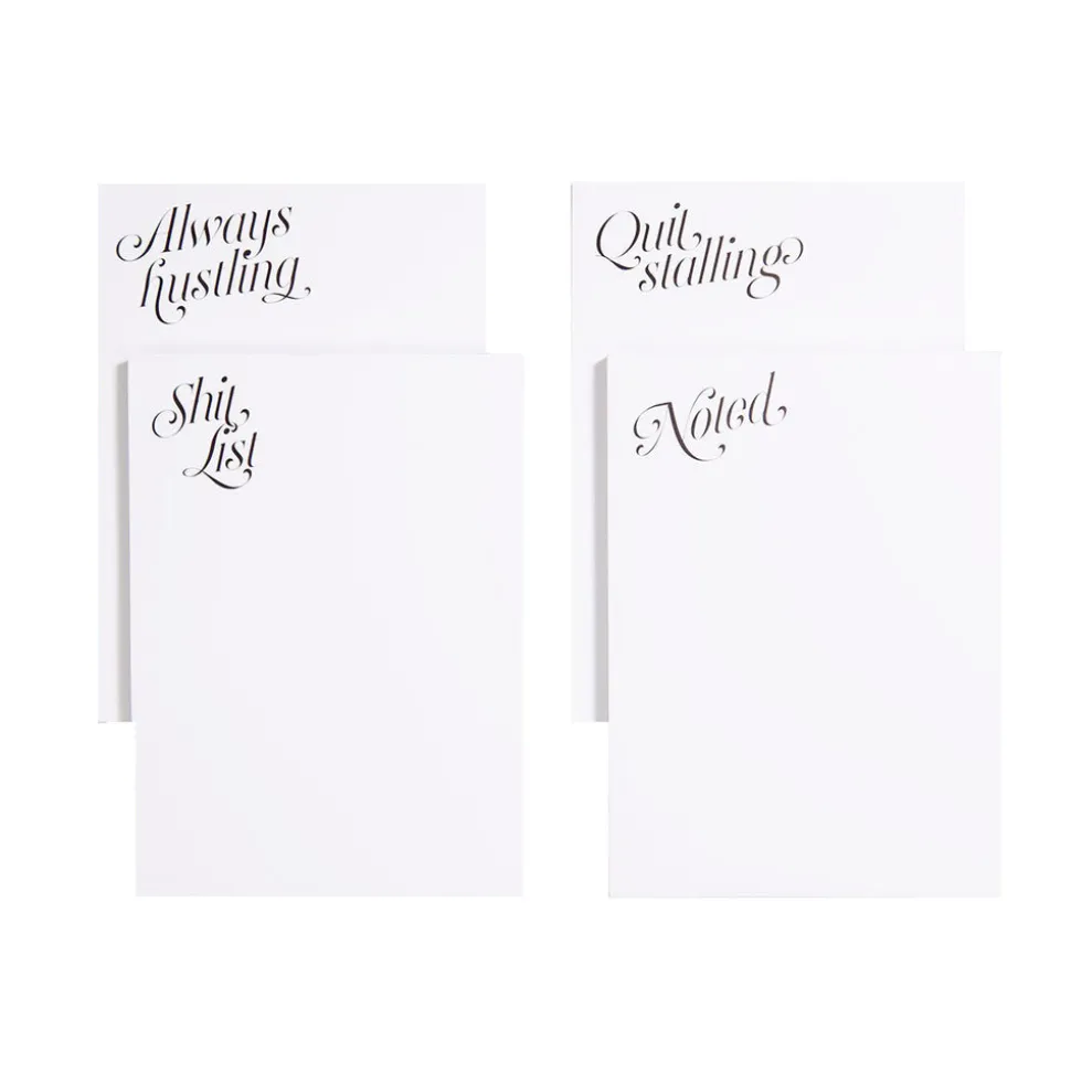 Cheeky Notepads, Set of 4