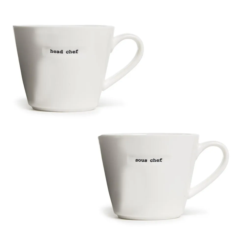 Chef Mugs in Gift Box, Set of 2