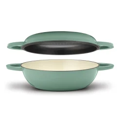 Chef’s Classic® Enameled 2-in-1 Cast Iron Multipurpose Set in Sage