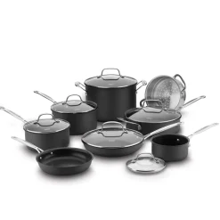 Chef's Classic® Nonstick Hard Anodized 14-Piece Set in Black