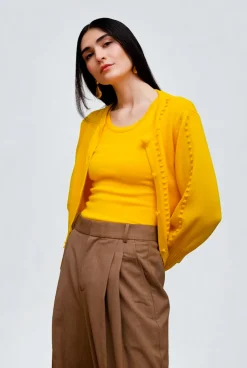 Chelsea Cardigan Vivid Yellow