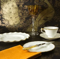 Chelsea Duet Fluted Dessert Plate