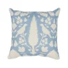 Chenonceau 18" Pillow in Sky & White