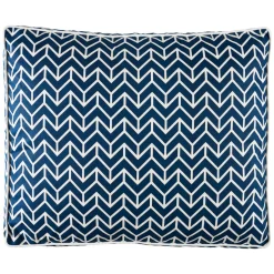 Chevron Dog Bed in Navy