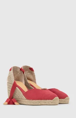 Chiara 8 in Carmine Red Cotton