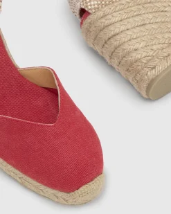 Chiara 8 in Carmine Red Cotton