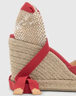 Chiara 8 in Carmine Red Cotton