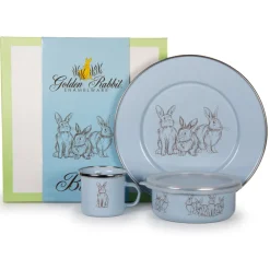 Child Set in Blue Bunnies