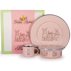 Child Set in Pink Bunnies