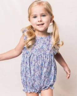 Children’s Fleur D'Azur Ruffled Romper