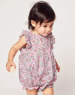 Children’s Fleurs de Rose Ruffled Romper