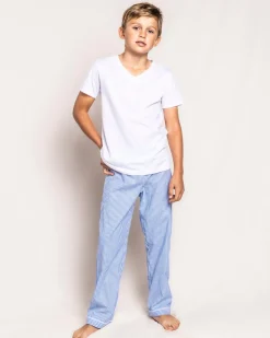 Children’s French Blue Seersucker Pajama Pants