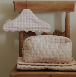Children's Hanger in Pink Gingham