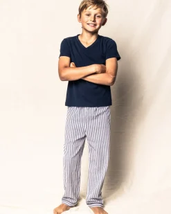 Children’s Navy French Ticking Pants