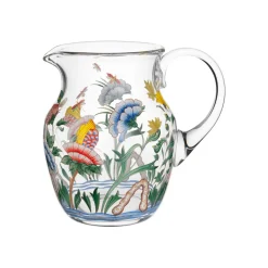 Chinese Flowers Water Pitcher