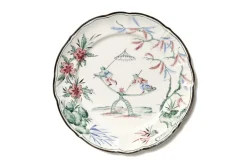 Chinoiserie Dessert Plates, Set of 12