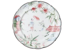 Chinoiserie Dinner Plates, Set of 12