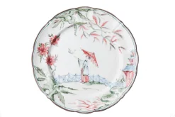 Chinoiserie Dinner Plates, Set of 12