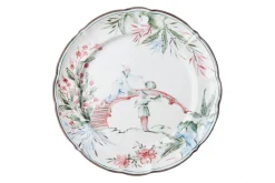 Chinoiserie Dinner Plates, Set of 12