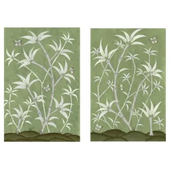 Chinoiserie Panel Print Pair | Bamboo En Fleur