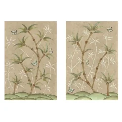 Chinoiserie Panel Print Pair | Bamboo En Fleur