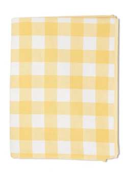 Chloe Gingham Tablecloth in Yellow
