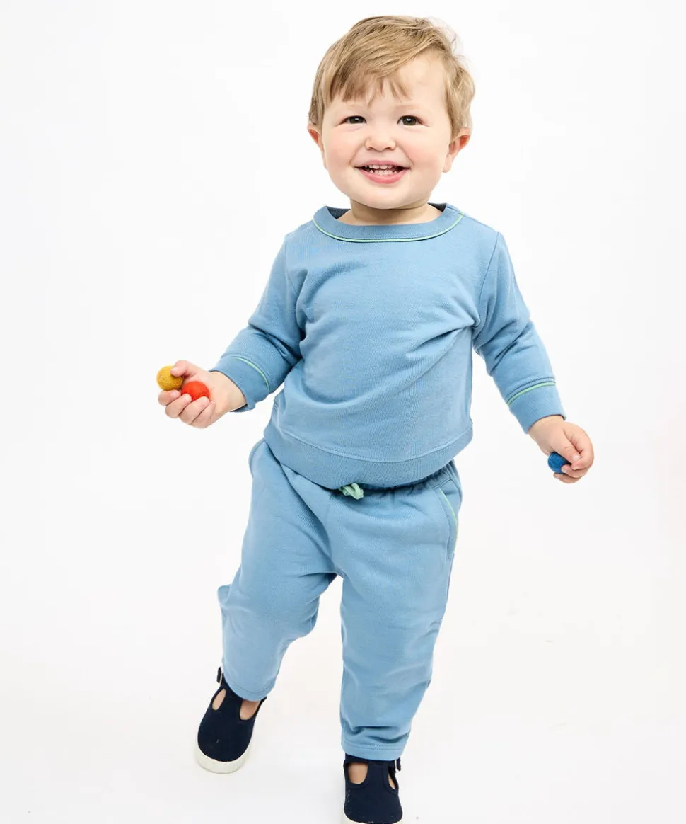 Chris Baby Jogger in Dusty Blue