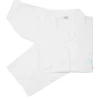 Christine White Cotton Long Sleeve Pajama Set