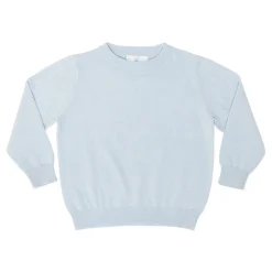 Christopher Crewneck Sweater in Bay Tree Blue