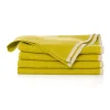 Chunky Linen Napkins in Lime, Set of 4
