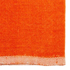 Chunky Linen Napkins in Orange, Set of 4