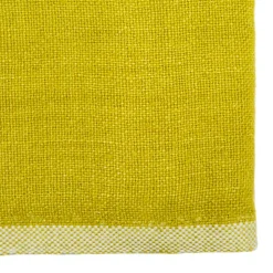 Chunky Linen Towels in Lime, Set of 2