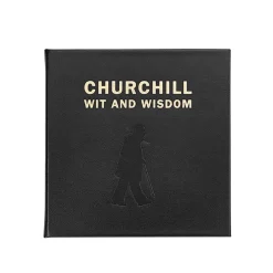 Churchill Wit and Wisdom in Bonded Leather