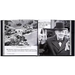 Churchill Wit and Wisdom in Bonded Leather