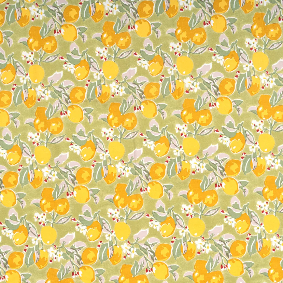 Citron Tablecloth in Vert & Yellow
