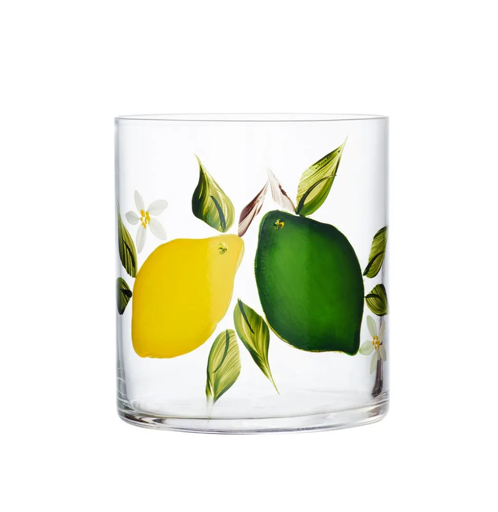 Citrus Jug with Set of 6 Tumblers