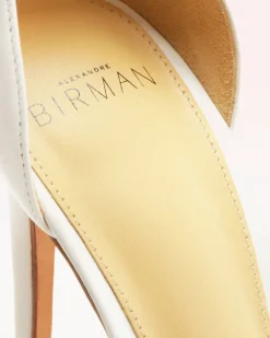 Clarita 100 in White Leather