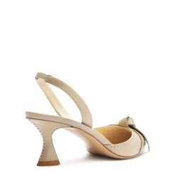 Clarita Bell Slingback 60 Studs in Semolina