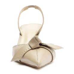 Clarita Bell Slingback 60 Studs in Semolina