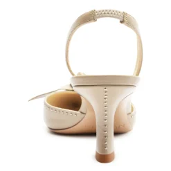 Clarita Bell Slingback 60 Studs in Semolina