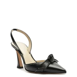 Clarita Bell Slingback 85 Studs in Black