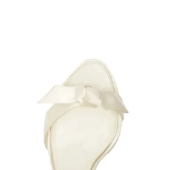 Clarita Bridal Platform Bridal 120 in Satin Bianco