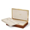 Classic Croc Leather Desk Box in Chestnut